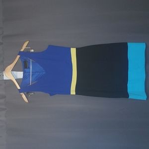 Cynthia Rowley color block dress